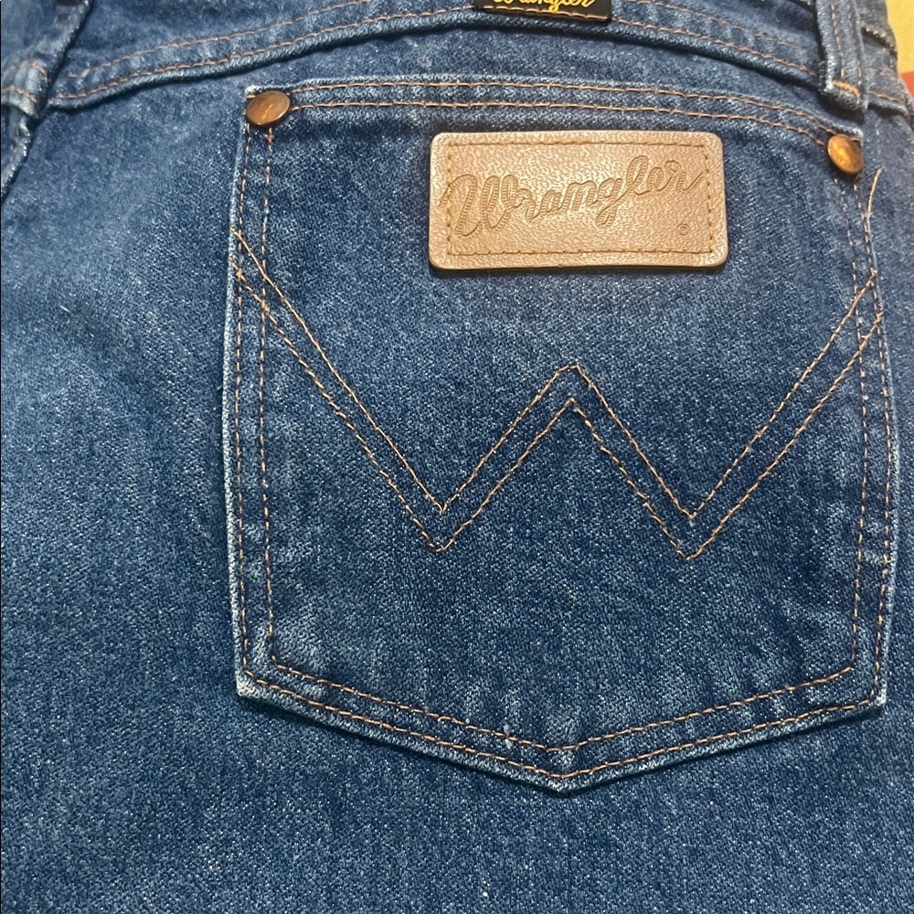 WRANGLER MEN’S BLUE JEANS COWBOY CUT 👖 100% COTTON - Picture 4 of 7